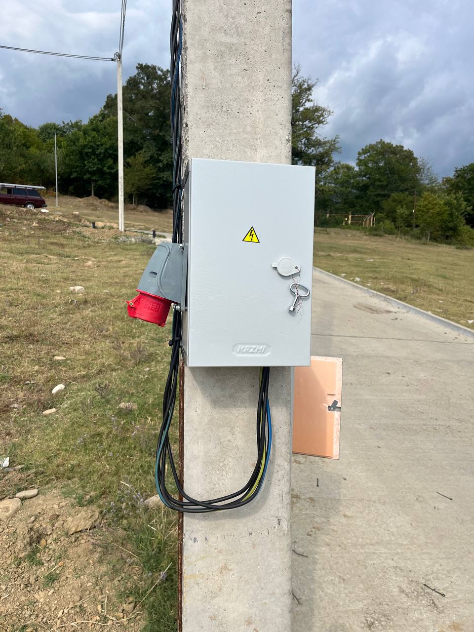 Щит после сборки