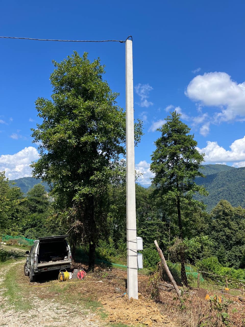 Освещение участка